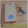 Image 3 : Vintage pink plastic party line telephone toy and money bank.