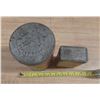 Image 2 : Vintage Blue Ribbon Baking Powder Tin with its original paper label and Vintage Rowntree Company Lim