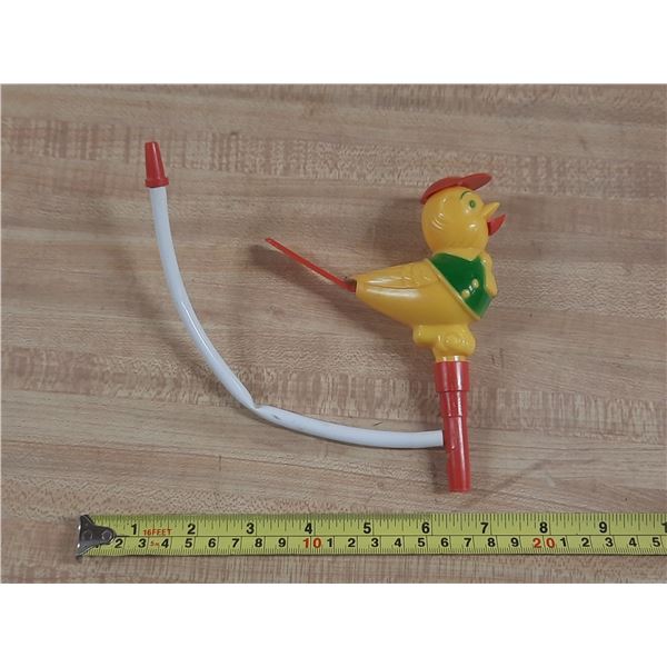 Vintage 1979 Hasbro Romper Room Musical Zoo Bird toy slide whistle.