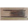 Image 1 : Vintage Canadian Flyer wooden and metal rail sled. (35" X 11" X 3")