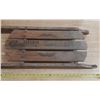 Image 2 : Vintage Canadian Flyer wooden and metal rail sled. (35" X 11" X 3")
