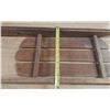 Image 7 : Vintage Canadian Flyer wooden and metal rail sled. (35" X 11" X 3")