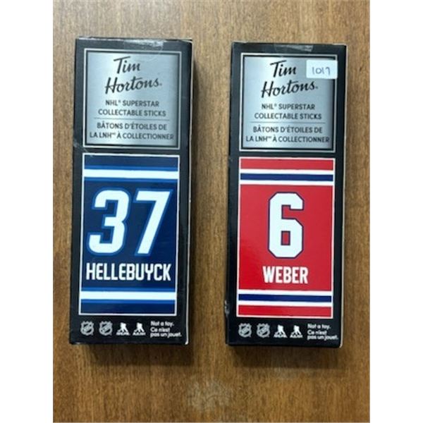 Hellebuyck / Weber - Tim Horton's Mini Sticks
