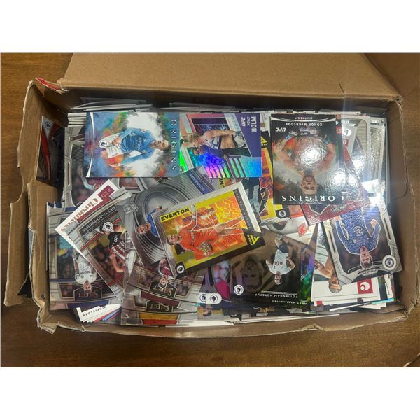Large Shoe Box full of Soccer and UFC Cards