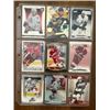 Image 1 : Assorted Rookie Cards - 2 Sheets (18 Hockey Cards)