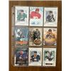 Image 1 : Serial Numbered Rookie Cards - 1 Sheet (9 Hockey Cards)