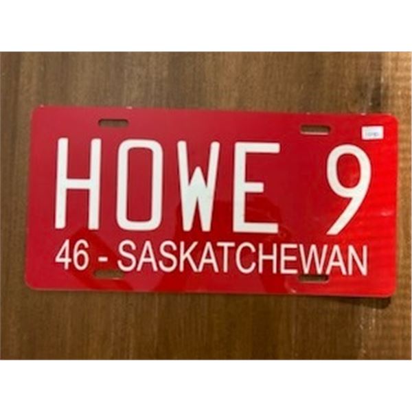 Gordie Howe - License Plate