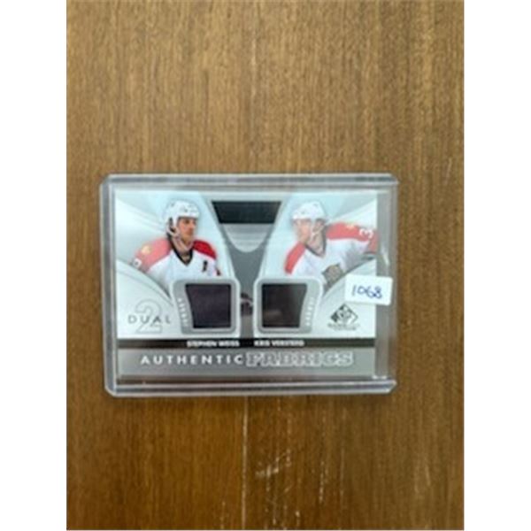 Florida Panthers - Dual Jersey Card