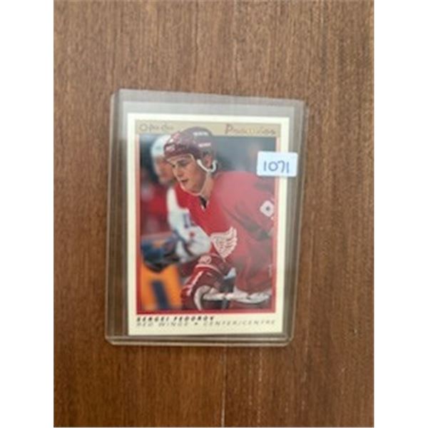 Sergei Fecerov - Rookie Card