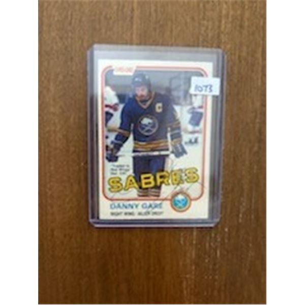 Danny Gare - Autographed Hockey Card