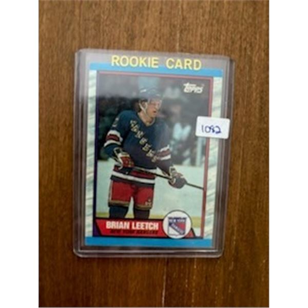Brian Leetch - Rookie Card