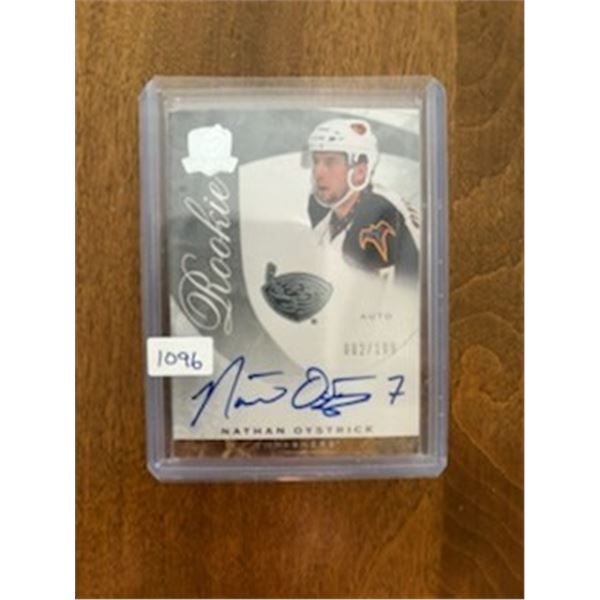 Nathan Oystrick - Autographed Rookie Card