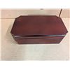 Image 7 : Wood Jewelry Box w/ Rings, Necklaces, Buckles, and etc.