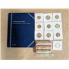 Image 1 : 3 Rolls of Pennies 1990s, Foreign Coins, And Canadian Dime Book