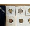 Image 2 : 3 Rolls of Pennies 1990s, Foreign Coins, And Canadian Dime Book