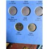 Image 6 : 3 Rolls of Pennies 1990s, Foreign Coins, And Canadian Dime Book