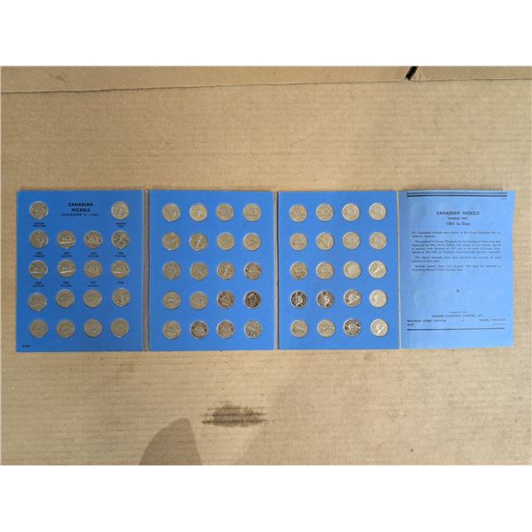 Canadian Nickel Set/Book 1969-2005