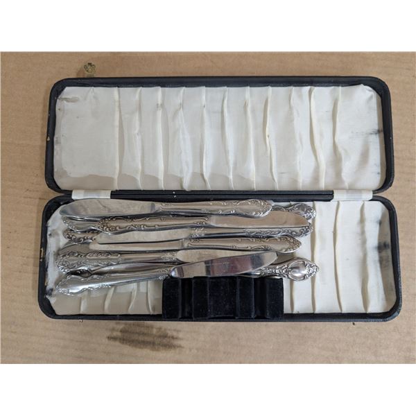 Vintage Knifes From Japan Stainless Steel, W/ case