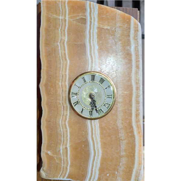 Heavy Rock Clock Decor by Clock Movement 12"H