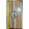 Image 2 : Heavy Rock Clock Decor by Clock Movement 12"H