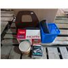 Image 2 : Lot of BBQ Related Items (Grill Rocks, BBQ Set, and etc.)