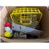 Image 4 : Box of BBQ, Weights, Ketchup Mustard Set, grill Racks, and etc.