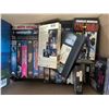 Image 4 : (2) Boxes of Misc. VHS Tapes, books, Decor Plates, and etc.