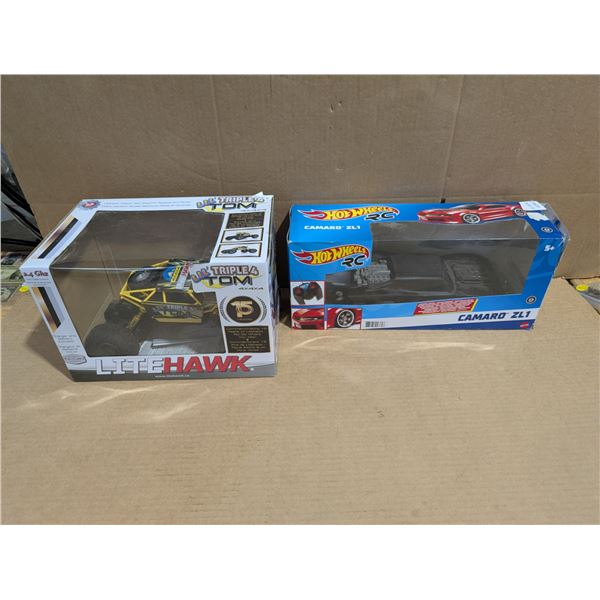 (2) Remote Control Cars (Batman and Lite Hawk) (1) has Original box