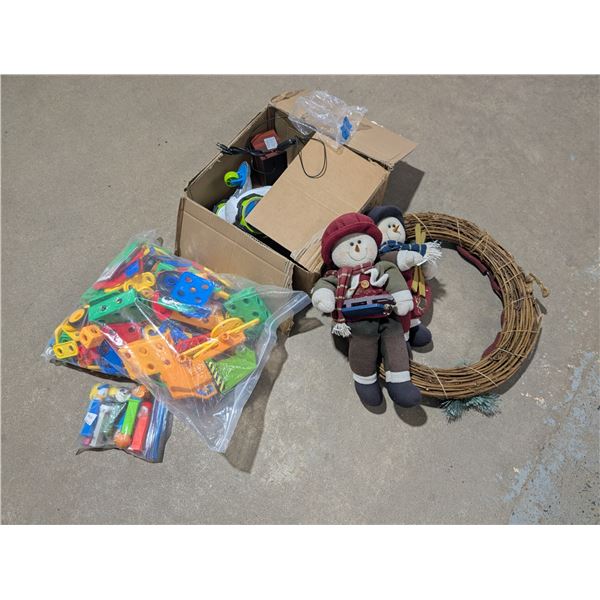Lot of Misc. Christmas Décor, Toys, and etc.