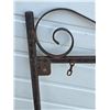 Image 2 : Rought  iron wall mount dual sided store sign holder- 34"H
