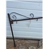Image 3 : Rought  iron wall mount dual sided store sign holder- 34"H