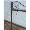 Image 2 : Rought  iron wall mount dual sided store sign holder- 34"H