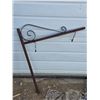 Image 3 : Rought  iron wall mount dual sided store sign holder- 34"H