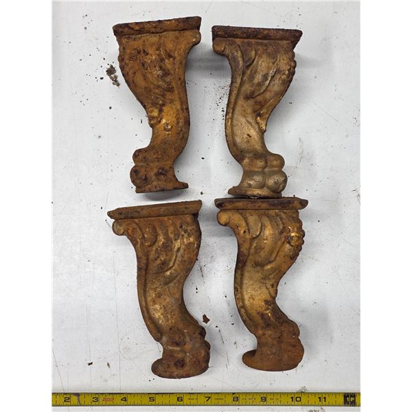 Ornamental cast iron legs