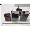 Image 1 : Various oil tins