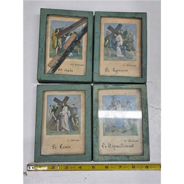 4 tin picture frames- 6x4"