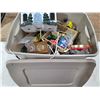 Image 1 : Tub with lid filled with collectable items