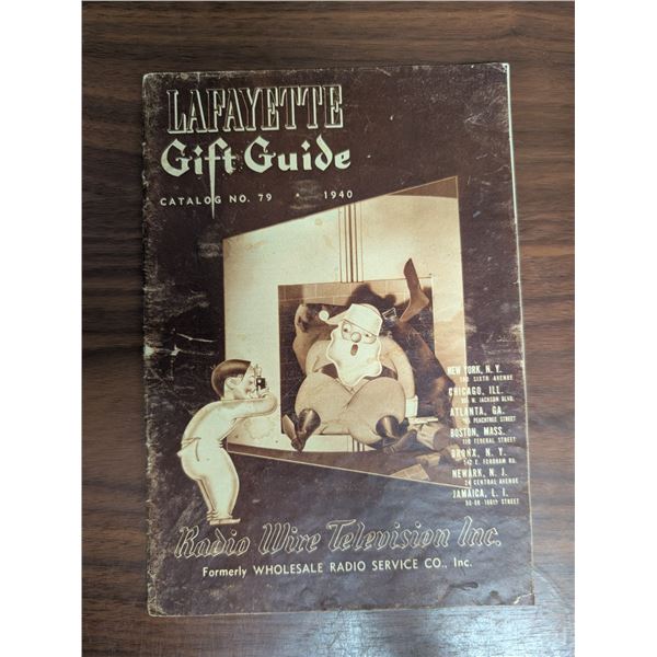 Vintage Layfayette Gift Guide Catalog No.79 1940