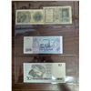 Image 2 : (4) Vintage Bills (Bills from Brazil, Poccnn, Indonesia, and 10 Dieci)