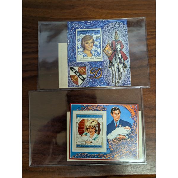 (2) Vintage International Collectors Society Certificates of Authenticity (Princess Diana)