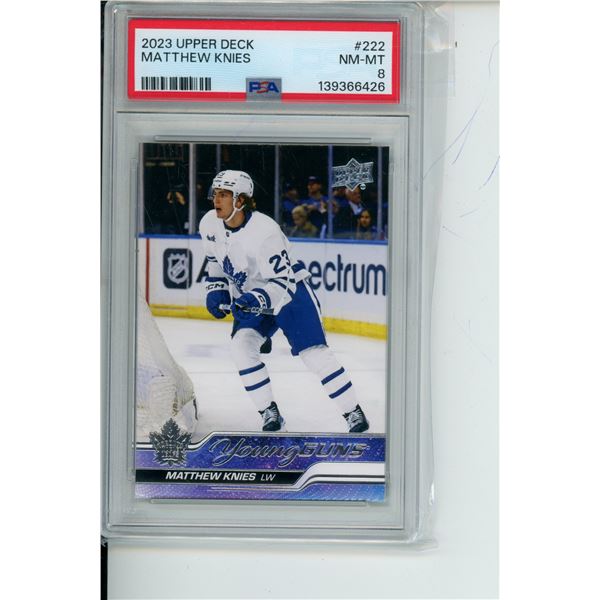 2023 Upper Deck Mathew Knies #222 NM-MT Grade 8