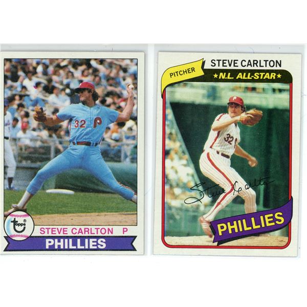 1979 and 198- TOPPS Steve Carlton