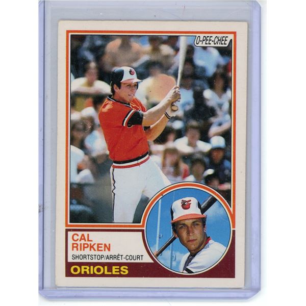 1983 OPC #163 Cal Ripken