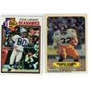Image 1 : NFL 1979 and 1983 TOPPS Franco Harries and Steve Largent