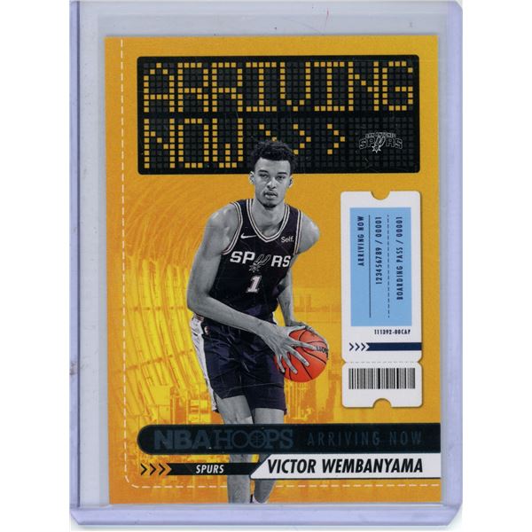 Wembanyama 2023-24 NBA Hoops-Arriving Now Rookie Card #26