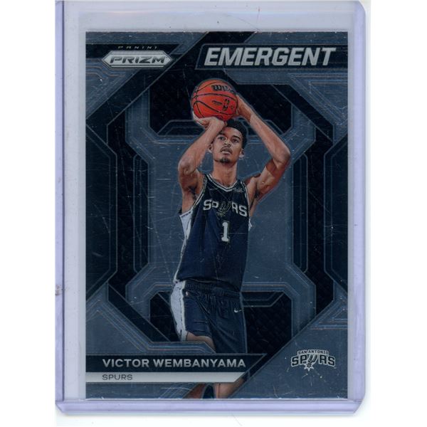 Wembanyama 2023-24 Panini Prizm-Emergent Rookie Card #12