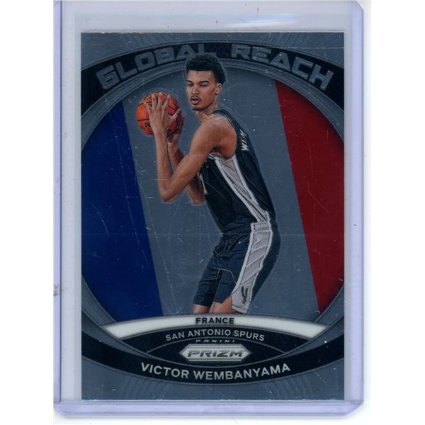 Wembanyama Paini Prizm Global reach Rookie Card #2