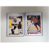 Image 1 : (2) 1990-91 UD Rookie Cards Mathieu Schnider Rob Blake