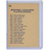 Image 2 : 1974-75 Montreal Canadians OPC-330 Team card
