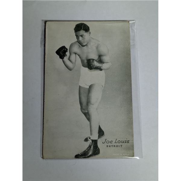 Joe Louis 1947-66 Exhibit Boxing card